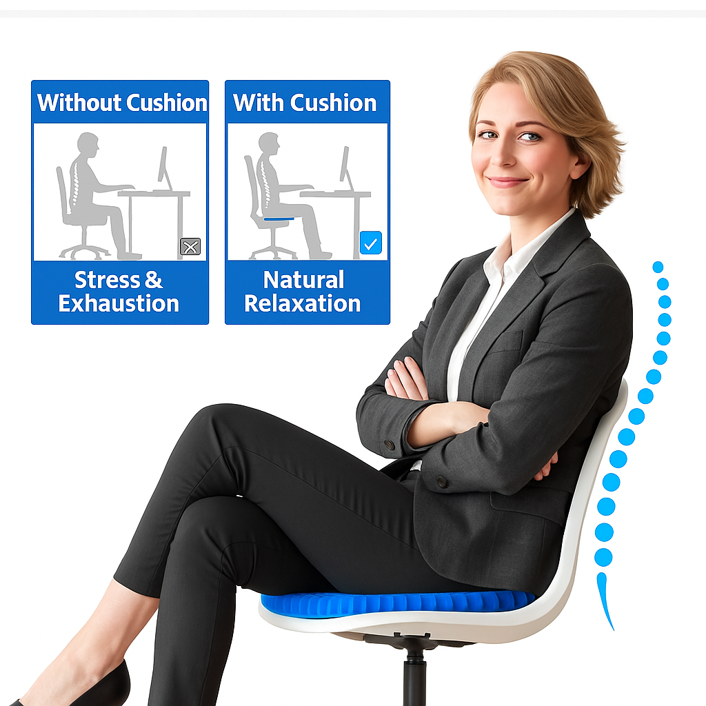Honeycomb Gel Seat Cushion
